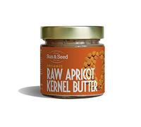 Organic Raw Apricot Kernel Butter by Sun & Seed - 200g - Smooth Seed Butter - Plant Based - High Protein - 100% Organic Apricot Kernels - Palm Oil Free - Vegan Butter
