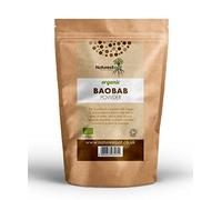 Organic Raw Baobab Powder 500g by Natures Root - SUPERFOOD | SUPERFRUIT | Vegan | Natural Vitamin C
