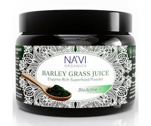 Organic Raw Barley Grass Juice Powder - Premium Grade & Organic Certified (250 Grams)