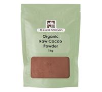 Organic Raw Cacao Powder 1kg by Manor Springs Organic