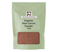 Organic Raw Cacao Powder 500g by Manor Springs Organic