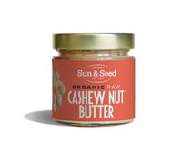 Organic Raw Cashew Nut Butter by Sun & Seed - 200g - Smooth Nut Butter - Plant Based - High in Protein - 100% Organic Cashew Nuts - Palm Oil Free - Vegan Butter