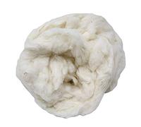 Organic Raw Cotton Batting Fiber Natural White for Stuffing (raw Cotton 1lb)