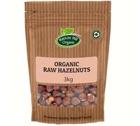 Organic Raw Hazelnuts 3kg by Hatton Hill Organic | Perfect for Baking, Cooking, and Snacking - Vegan