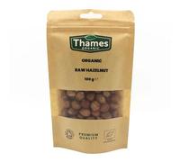 Organic Raw Hazelnuts-Certified Organic, Non-GMO, Vegan, No Additives, No Preservatives, Resealable Bag by Thames Organic 100g