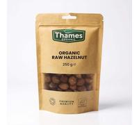 Organic Raw Hazelnuts-Certified Organic, Non-GMO, Vegan, No Additives, No Preservatives, Resealable Bag by Thames Organic 250 g