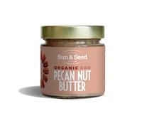 Organic Raw Pecan Nut Butter by Sun & Seed - 200g - Smooth Nut Butter - Plant Based - High in Protein - 100% Organic Pecans - Palm Oil Free - Vegan Butter