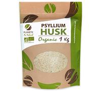 Organic Raw Psyllium Husk - 99% Pure Grade - Natural Fiber - 1 kg