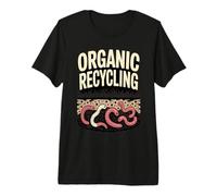 Organic Recycling Funny Composting Worms Premium T-Shirt