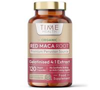 Organic Red Maca Root 2000mg - Gelatinised - 120 Capsules - UK Made | Organic Peruvian red maca root in pullulan capsules - gelatinised and made without synthetic additives