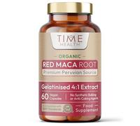 Organic Red Maca Root - 2000mg - Peruvian - 60 Capsules - UK Made | Gelatinized for Absorption - UK Manufactured - Pullulan