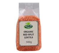 Organic Red Split Lentils 500g by Hatton Hill Organic | A Quick-Cooking, Nutrient-Packed Staple for Healthy Meals