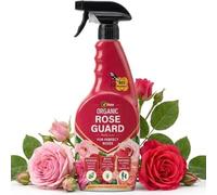 Organic Rose Guard Ready to Use Natural Pest & Disease Control Spray Protection from Aphids Powdery Mildew & Leaf Diseases 750ml
