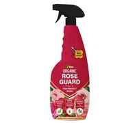 Organic Rose Guard Spray 750ml - Natural Pest and Disease Control for Roses - Protects Against Aphids, Mildew, Black Spot and Mites - Eco-Friendly and Non-Toxic Plant Care