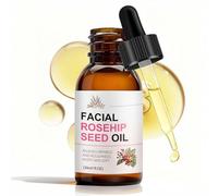 Organic Rosehip Seed Oil, Organic Rosehip Oil for Face, Uneven Skin Tone,Supporting Skin Elasticity, Anti-Aging, Facial Skin And Hair Nourishing And Repairing, Improving Hair Quality，3