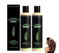 Organic Rosemary Hair Growth Shampoo, Thickening & Strengthening Shampoo, Nourishing and Moisturizing Formula with Hydrolyzed Keratin, Natural Ingredients, for Women and Men (2PCS)