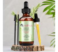 Organic Rosemary Oil for Hair Growth Pure Essential Oil for Dry Damage Hair Dandruff Scalp Treatment Hair Loss Eyelashes Eyebrows Hair Care