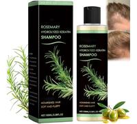 Organic Rosemary Shampoo - Rosemary Hydrolyzed Keratin Shampoo, Volumising & Strengthening Hair Cleanser for Thin, Weak or Fine, Improves Hair Thickness & Shine, 100ml