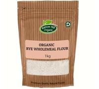 Organic Rye Wholemeal Flour 1kg by Hatton Hill | A Robust, Nutritious Flour for Heartier Bakes