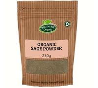 Organic Sage Powder 250g by Hatton Hill | Certified Organic, Perfect for Cooking, Seasoning, and Aromatic Herbal Teas