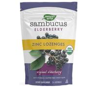 Organic Sambucus Zinc Lozenges 24 lzngs