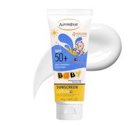 Organic Scent Free Sun Protection SPF 50+ Moisturizing Face Cream - Long Lasting UVA/UVB Protection for Sensitive Skin, Not Greasy - 45g