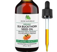 Organic Sea Buckthorn Oil - 100% Pure RAW Cold Pressed Undiluted Sea Buckthorn Seed Oil - For Acne Eczema Wrinkle Repair Dark Spots Scars Rosacea - Anti-Aging Beauty Oil, 2oz