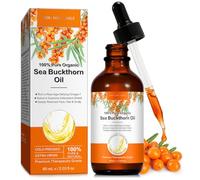 Organic Seabuckthorn Oil Multifunctional Beauty Oil 60ml, Deep Moisturizing, Suitable for Facial, Body, Hair, Nail, Cold Pressed, Pure Vegan
