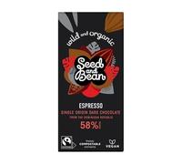 Organic Seed & Bean Company | 58% Dark Choc & Espresso | 2 x 8 x 85g