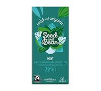 Organic Seed & Bean Company | 72% Dark Choc & Mint | 5 x 85g (UK)