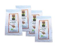 Organic Semi Wholemeal Caserecce Made with Organic Wheat Flour, Stone Ground, Bronze Drawing and Slow Drying.