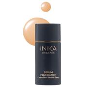 Organic Serum Foundation | Vegan, Buildable Coverage, Weightless Second Skin Feel, Transfer Proof with Skincare Ingredients in Sustainable Packaging. Brilliant 25ml