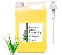 Organic Shampoo, with Aloe Vera, Argan, Vitamins, Sulfate and Silicone Free, Hair Loss Prevention, Boosts Volume, Shine, Ideal for Normal to Oily Hair, 1000 ml