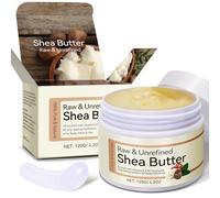Organic Shea Butter for Body, Face & Hair, Raw & Unrefined Shea Butters Pure Shea Butter with vitamins A, E & F, Deeply Nourishes, Soothes, Long-Lasting Hydration