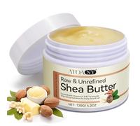 Organic Shea Butter, Raw & Unrefined Shea Butters with vitamins A, E & F, Nourishes Soothes & Softens Dry Skin, Natural Long-lasting Hydration Pure Shea Butter for Body, Face & Hair Care