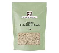 Organic Shelled Hemp Seeds 1kg by Manor Springs Organic