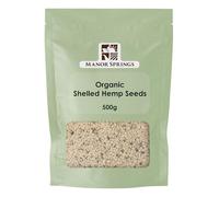 Organic Shelled Hemp Seeds 500g by Manor Springs Organic