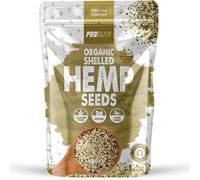 Organic Shelled Hulled Hemp Seeds 1kg - Plant Based Vegan Protein, Omega 3&6, Amino Acids & Minerals, Gluten-Free Hemp Seed Superfood by PROELITE