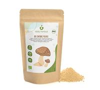 Organic Shiitake Powder (125g, 4.4oz), Ground Shiitake Mushrooms, Shiitake from Organic Cultivation, 100% Natural and Pure, Vegan