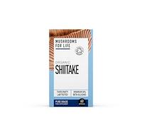 Organic Shiitake Supplement - Mushroom Superfood Supplement - Shiitake Mushroom Complex - Pure Grade Extracts, No Binders (60g or 60 caps) (60g Capsules)