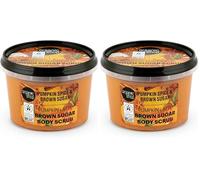 Organic Shop 250ml Body Scrub Pumpkin Spice Latte Brown Sugar (Pack of 2)