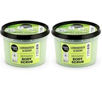 Organic Shop 250ml Body Scrub Refining Lemongrass & Sugar (Pack of 2)