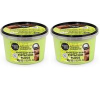 Organic Shop 250ml Body Scrub Ultra Smooth Pistachio Fudge (Dubai Chocolate) Body Scrub Pistachio & Cocoa (Pack of 2)