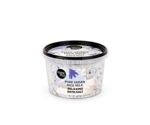 Organic Shop Bath Salt Pure Vegan Rice Milk Relaxing, 300g
