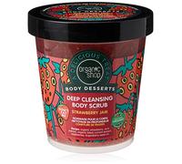 Organic Shop Body Desserts Strawberry Jam Deep Cleansing Body Scrub, 450 ml