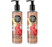 Organic Shop Hydrating Shower Gel Bellini, Please! Watermelon & Peach, 280 ml (Pack of 2)