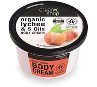 Organic Shop Lychee Body Cream and Organic Oils 250 ml 250 ml
