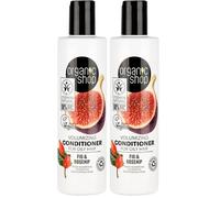Organic Shop Oily Hair Volumizing Conditioner Fig and Rosehip, 280 ml (Pack of 2)