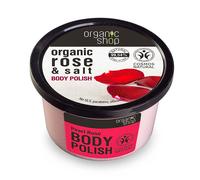 Organic Shop 250ml Body Scrub Firming Rose & Salt