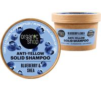 Organic Shop Solid Anti-Yellow Blueberry and Shea Butter Shampoo 60 gr